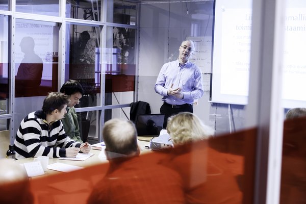 The training is free of charge for the participants. It takes place at the New Factory premises. Photo: Jukka Salminen​