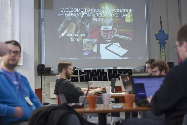 hackaton tampere sisätilapaikannus