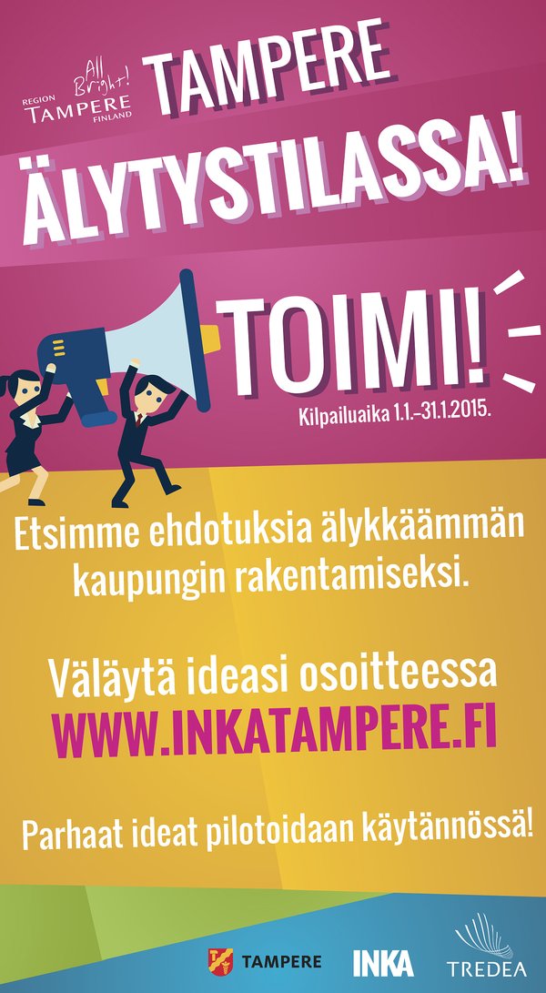 ​Tampere ÄLYtystilassa -kilpailun juliste​