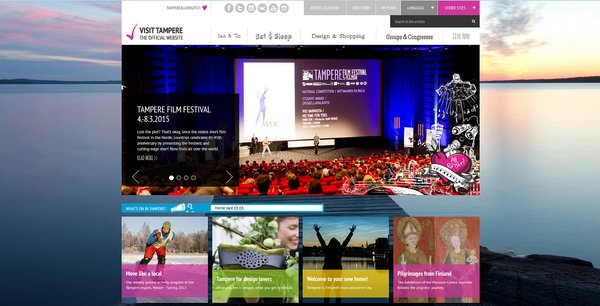 ​VisitTampere.fi travel website of the Tampere Region has been designed to answer the question: "What should I do?"​