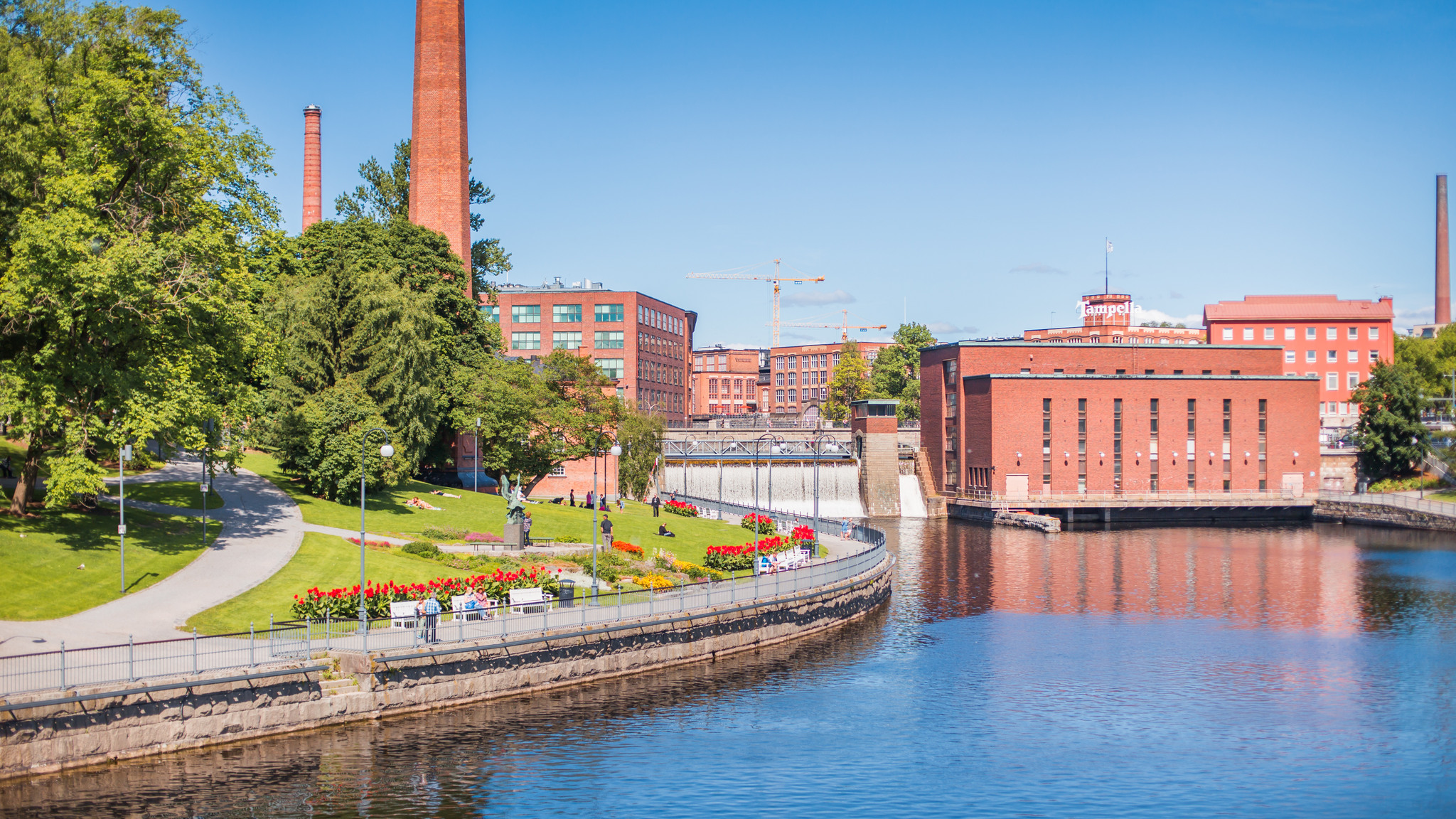 Buildings around Tammerkoski