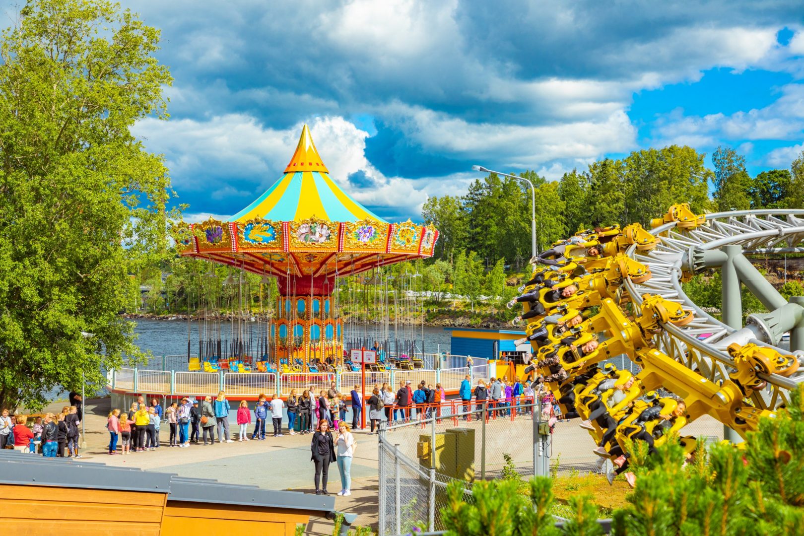 tornado ja keinukaruselli sarkanniemi