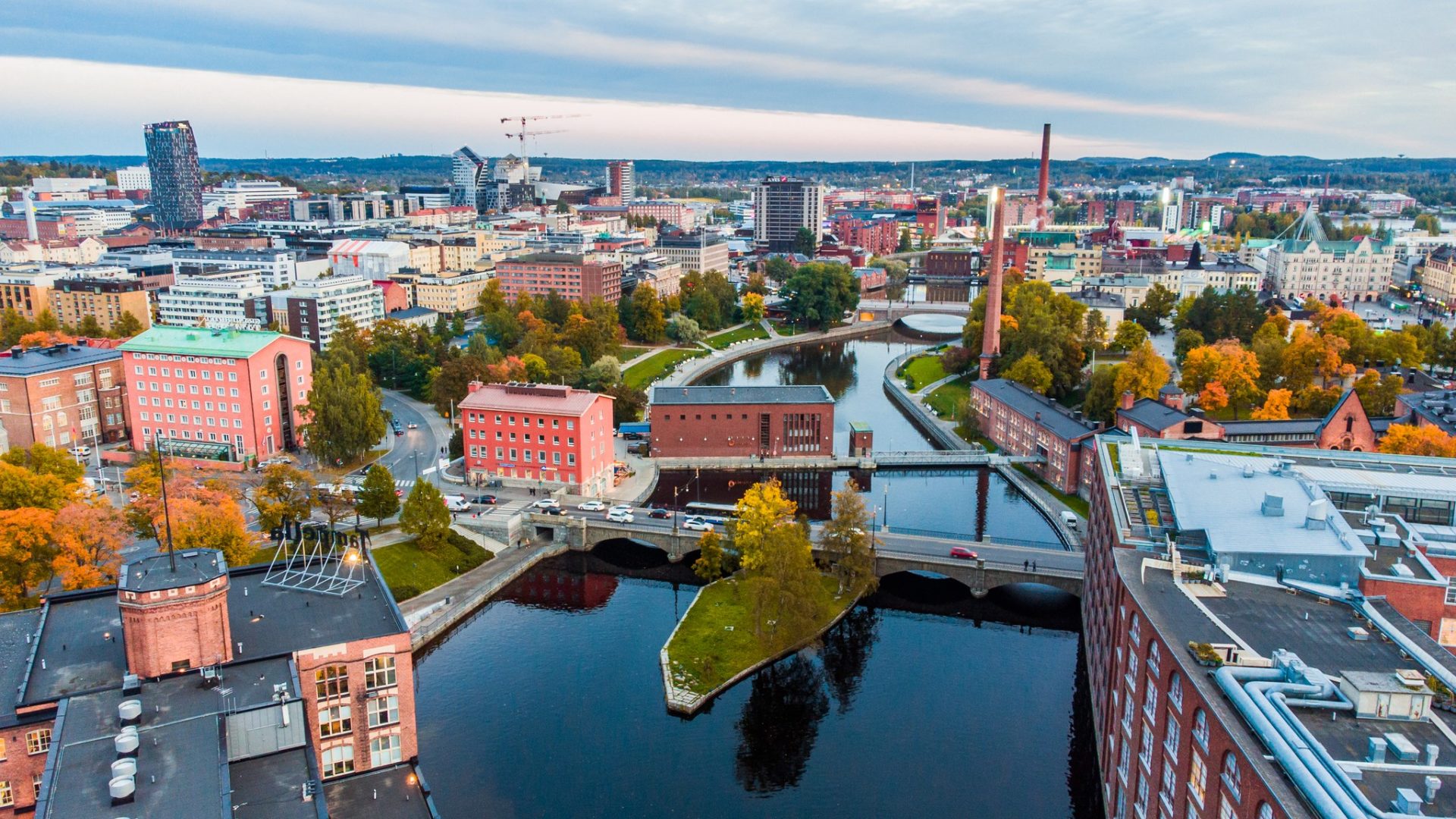 visit tampere autumn 2021 city center drone views laura vanzo 33 1