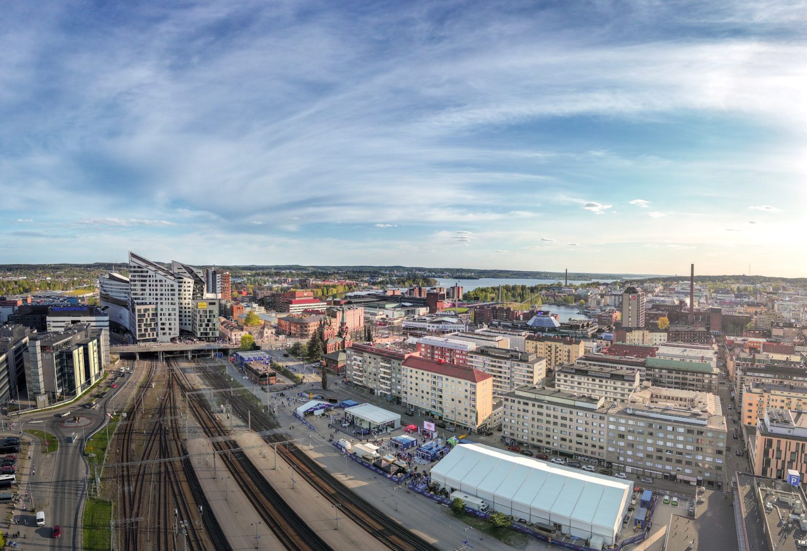 tampere drone view skyfox marko kallio 1