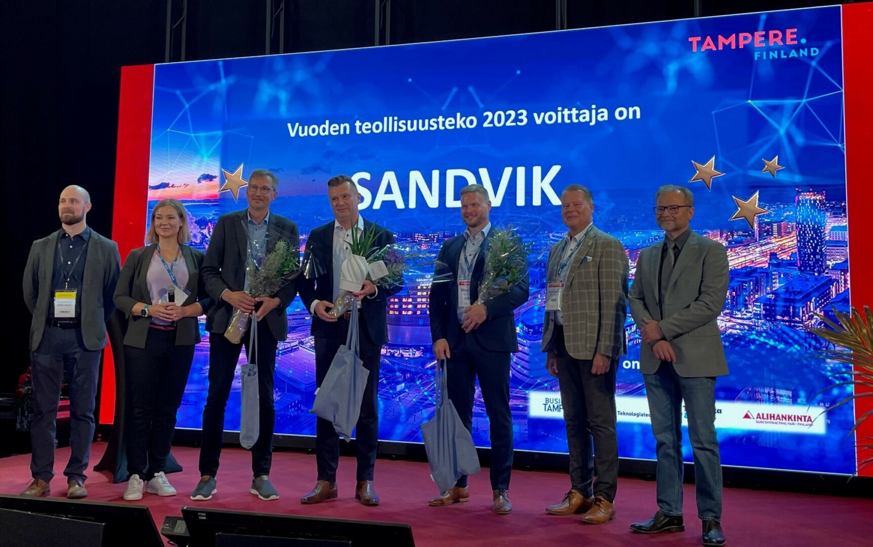 vuoden teollisusteko sandvik